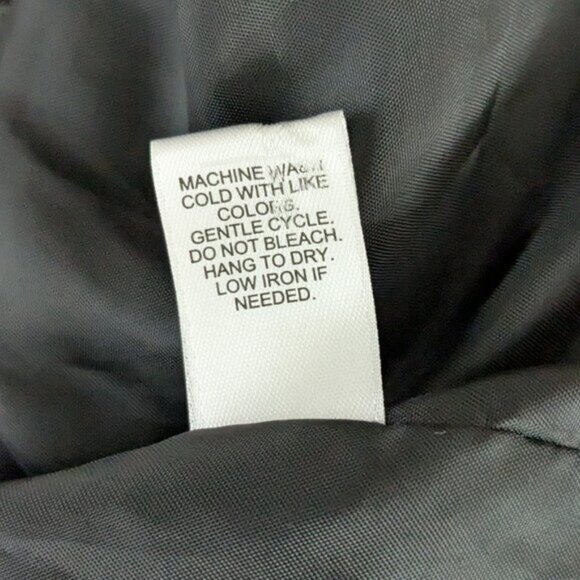 CATO Black/White Plaid Fleece Hooded Mid-Length Button Coat; Size 3X - Picture 6 of 6